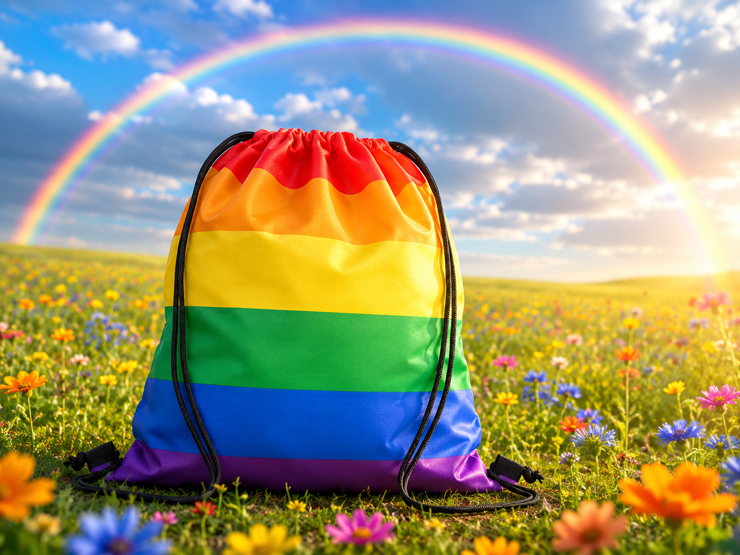 Regenboog rugtas
