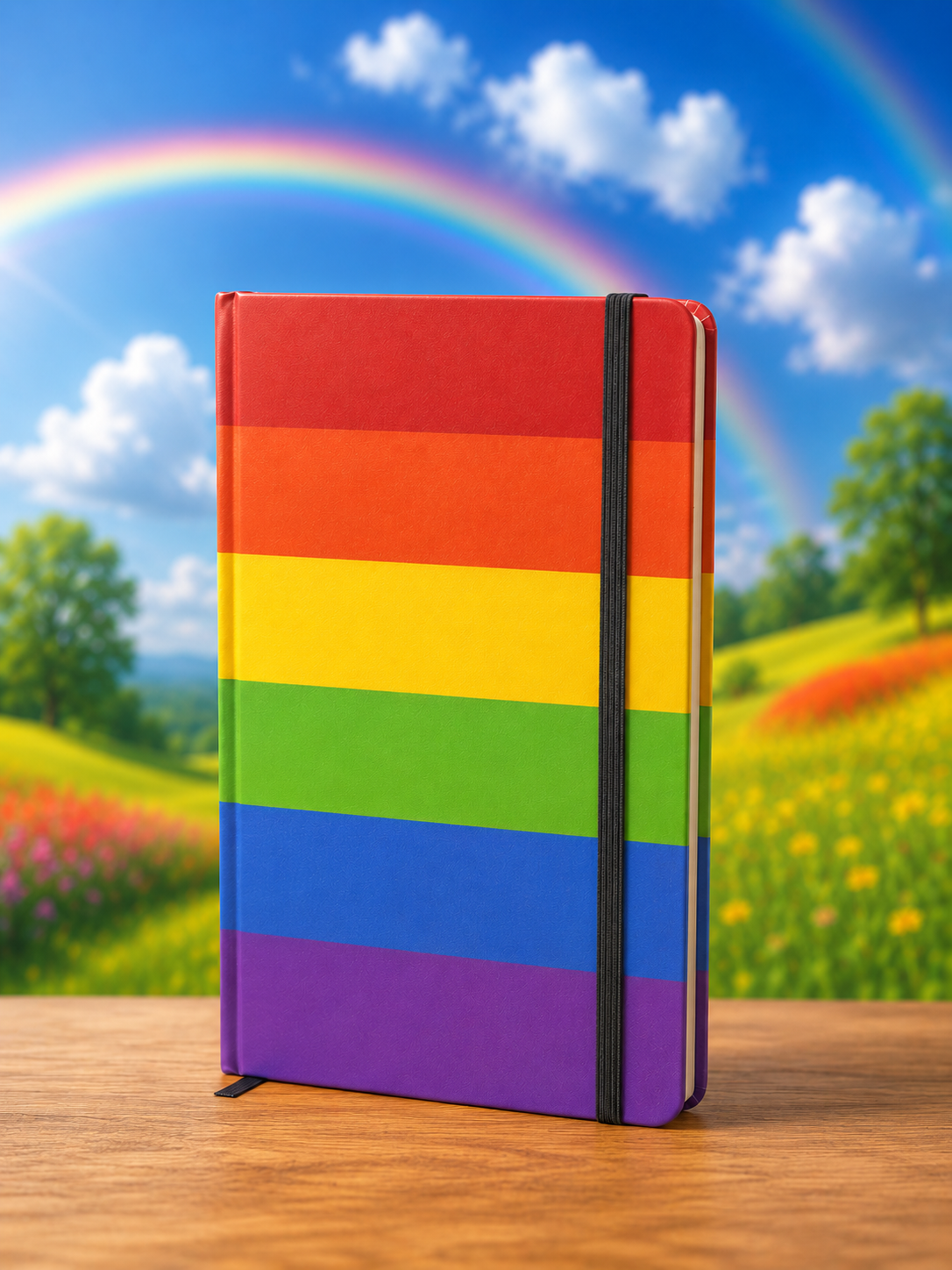 Regenboog notitieboek