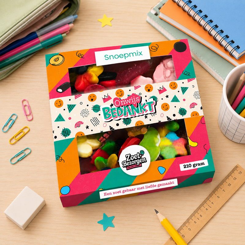 Snoeppakket – Onwijs bedankt