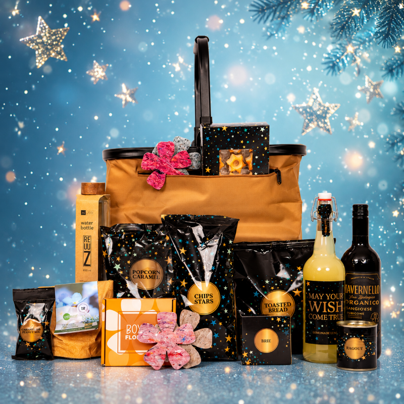 Duurzaam kerstpakket 2026 – Wish, Wine & Relax