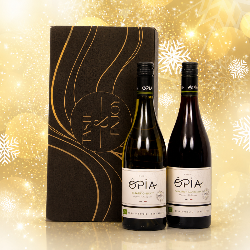 Kerstpakket 2026 – Wijnset Opia 0%
